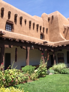 New Mexico Museum of Fine Art, love the adobe buildings